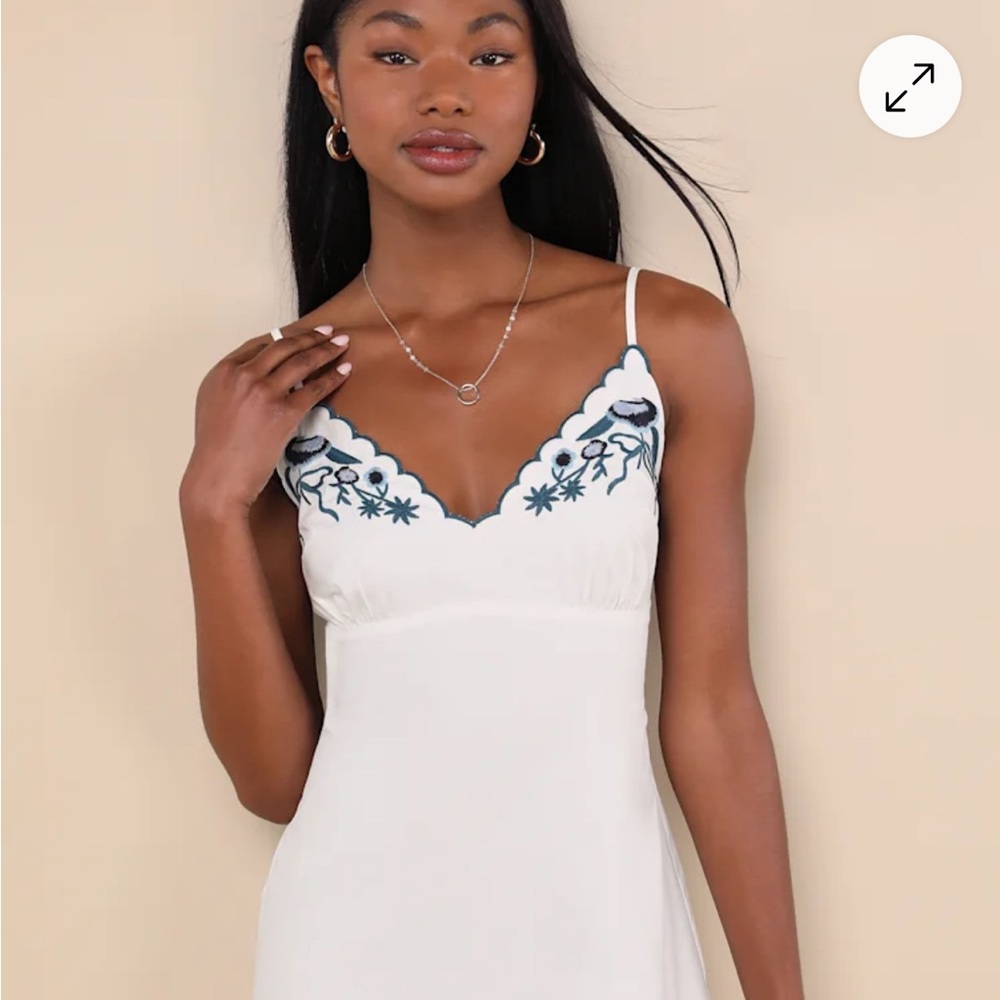 Lulus Embroidered Women's Mini Dress